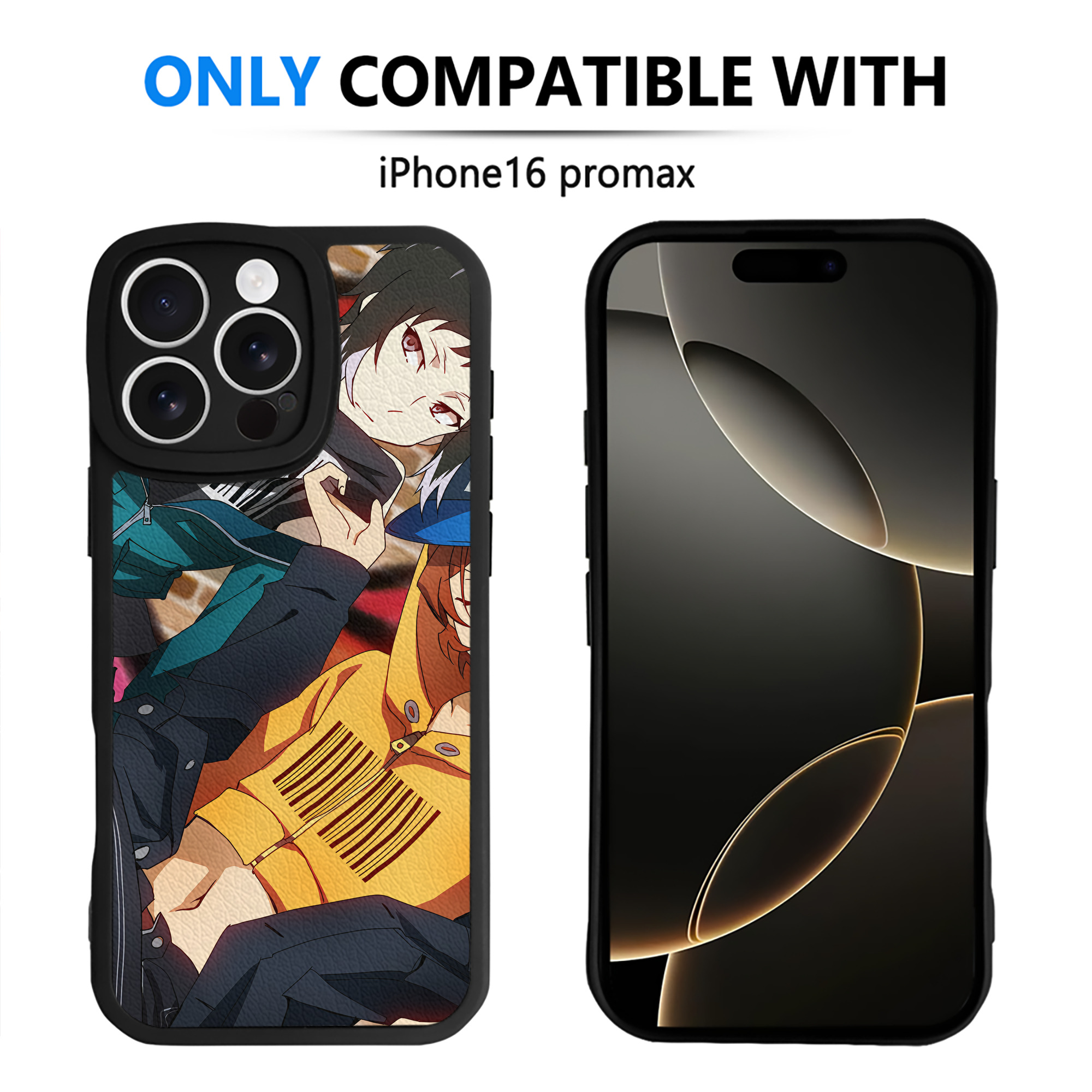 （画像用） 文豪ストレイドッグス Bungo Stray Dogs 【iPhone 16シリーズ対応】シリコンスマホケース（レザー調） 材質：シリコン